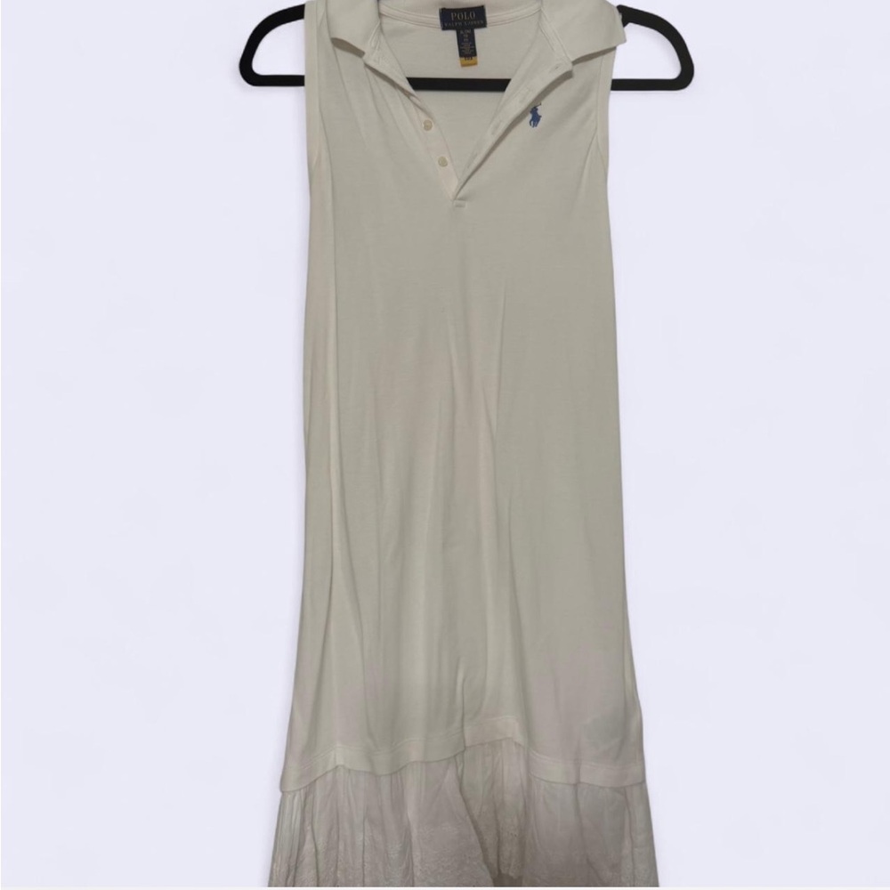 Polo Ralph Lauren Sleeveless Polo Dress - White